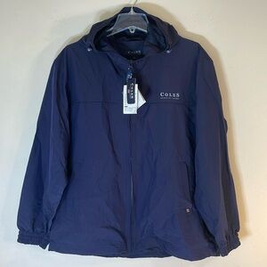 NWT. COLES Jermyn St. London L Pocketable Compact Pouch Outdoor Golf Hood Jacket